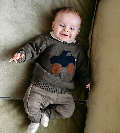 Hust and Claire Bluse - Strick - Pilou - Ivy Melange m. Monstert