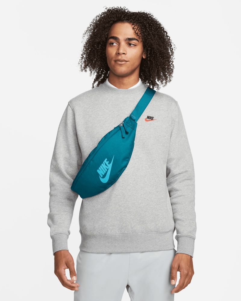 Sac banane Nike Heritage Bleu Canard
