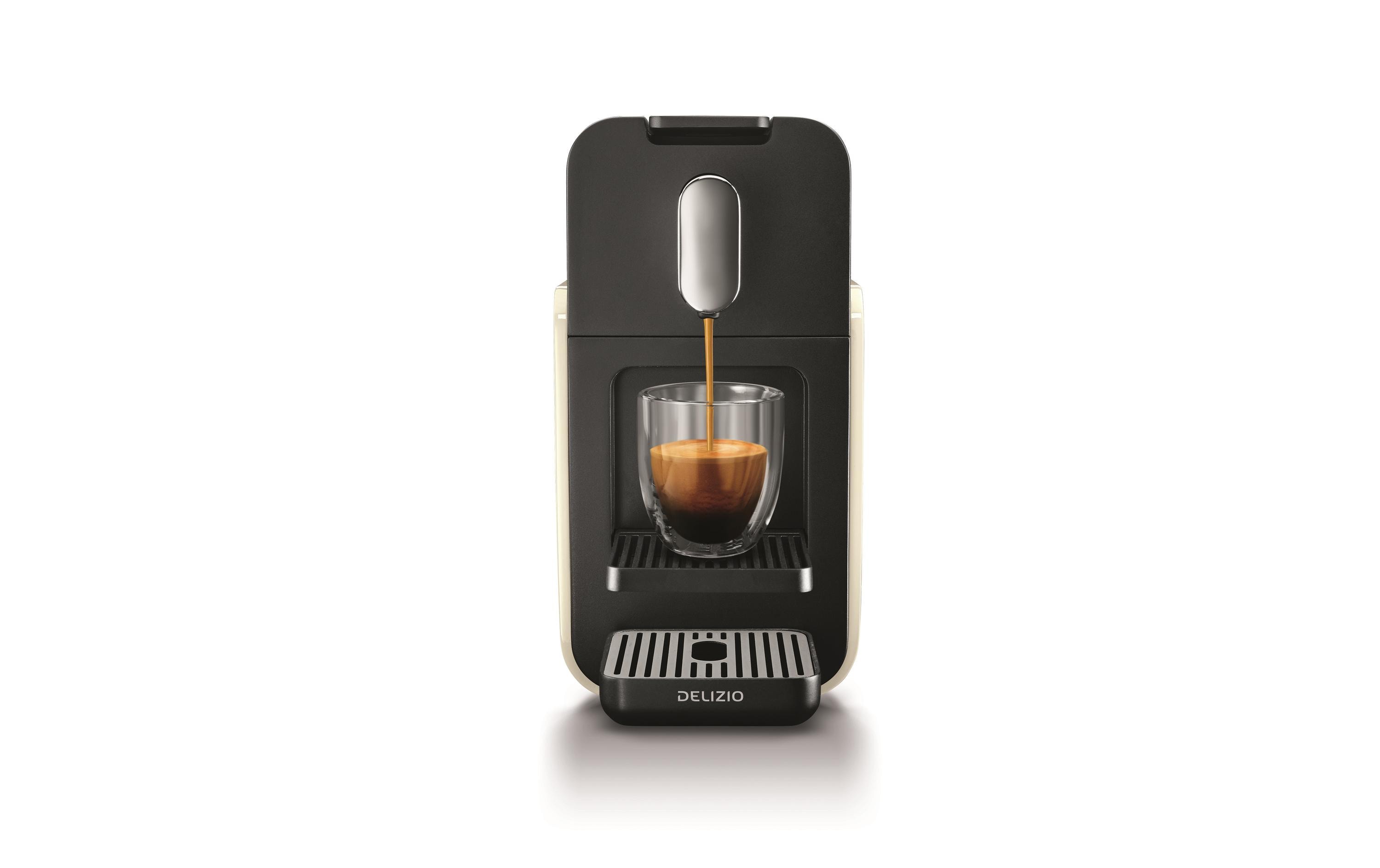 Kapselmaschine Brava Weiss<br>Kaffeemaschine für die Verwendung mit Kapseln des Delizio-Systems