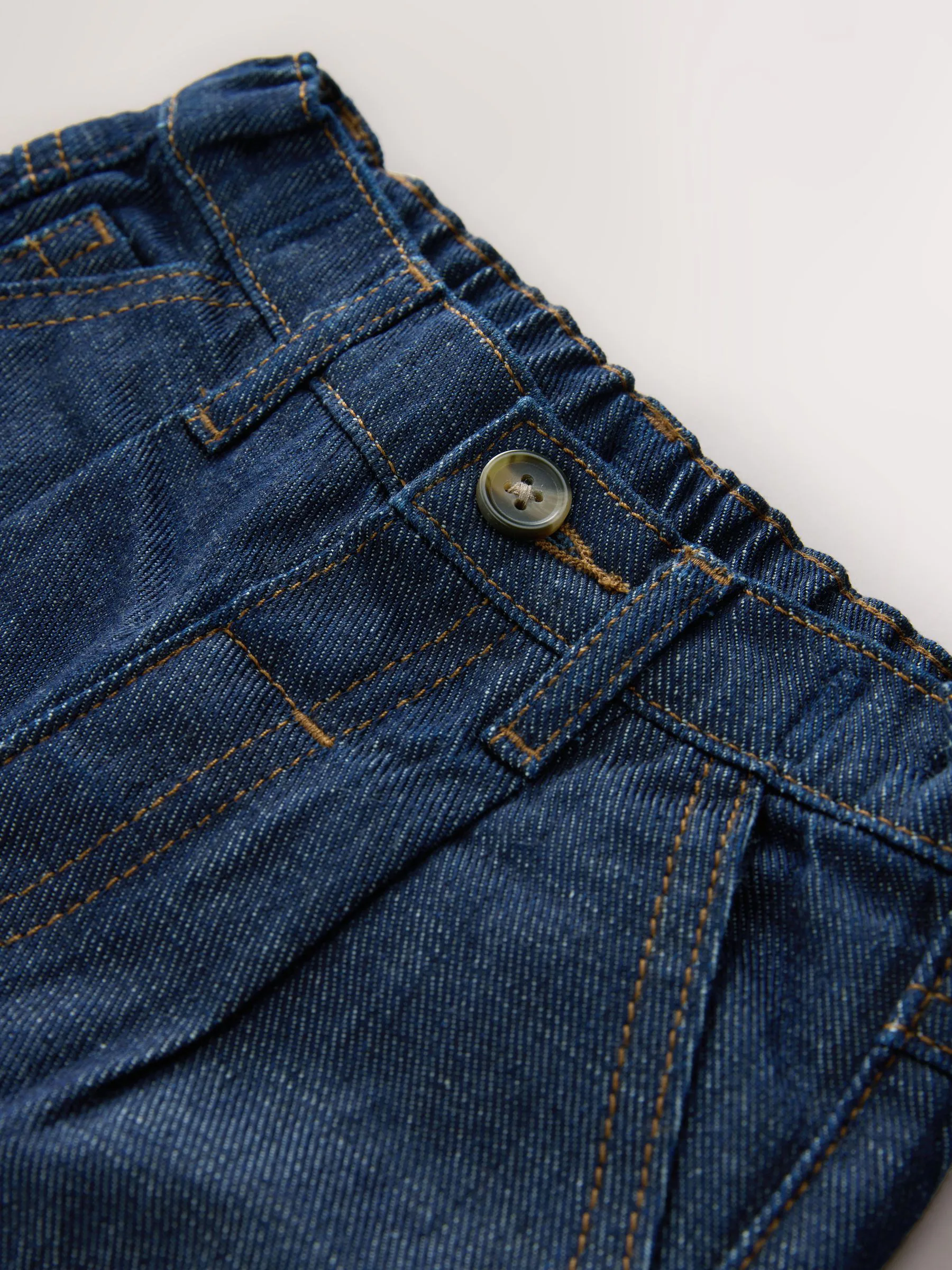 Rinse wash - Jeans met geplooide voorkant (3mnd-7jr)