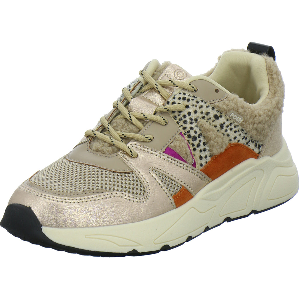 Poelman Sneaker Damen Beige-kombi