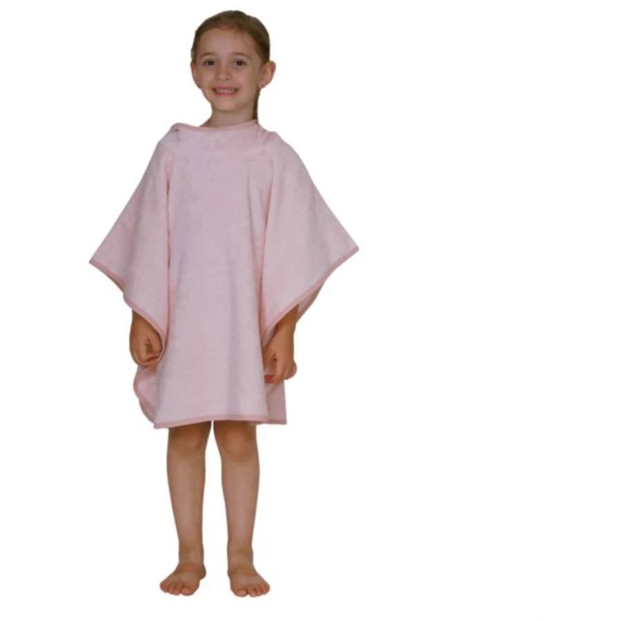 WÖRNER SÜDFROTTIER Uni Badeponcho lachsrosa Gr. 6075