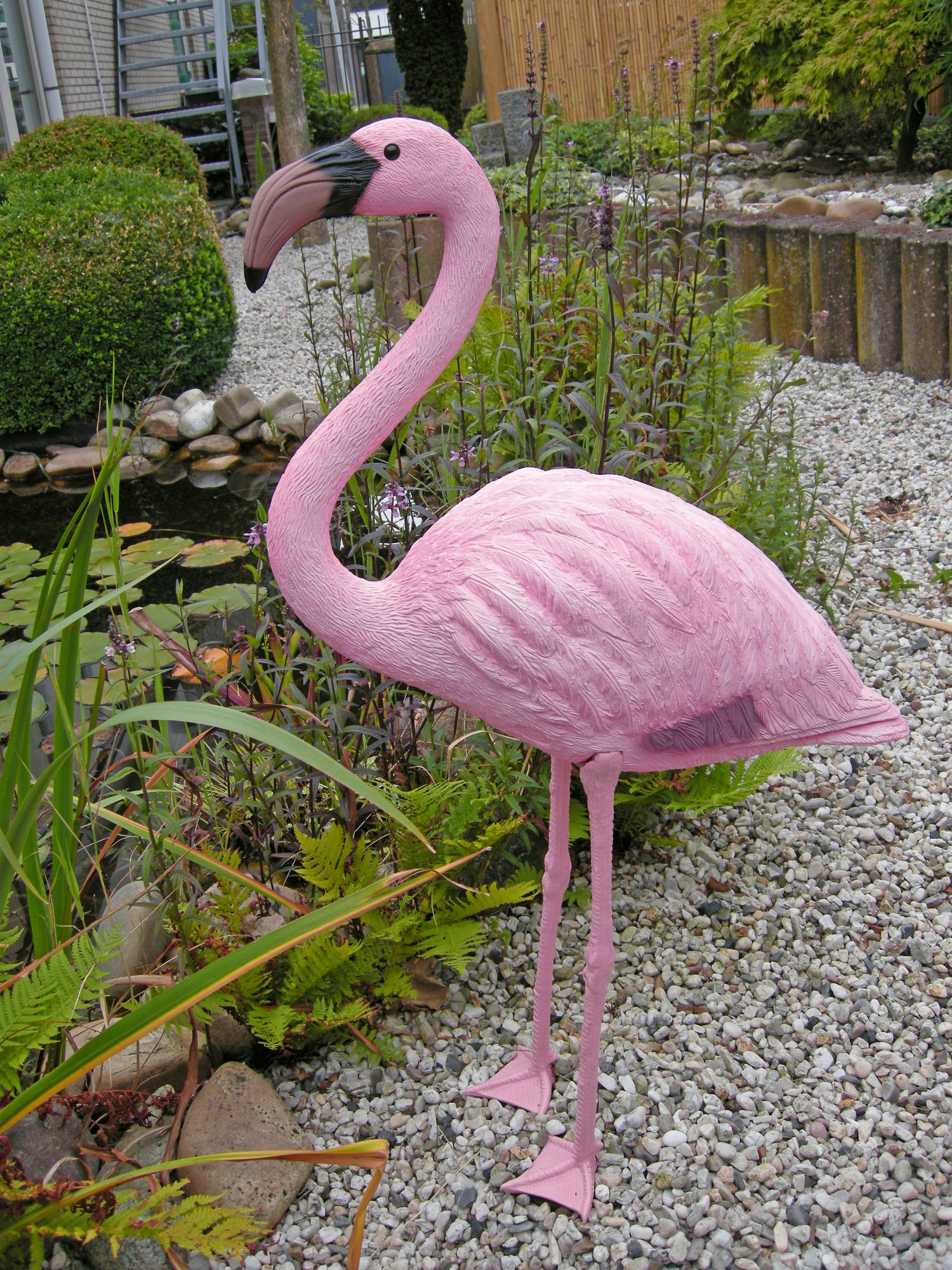 Ubbink vijverdecoratie flamingo roze 24 x 58 x 91,5 cm