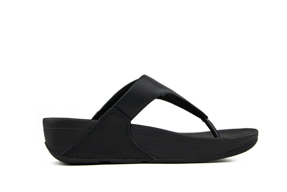 Fitflop Lulu Leather Toepost Black