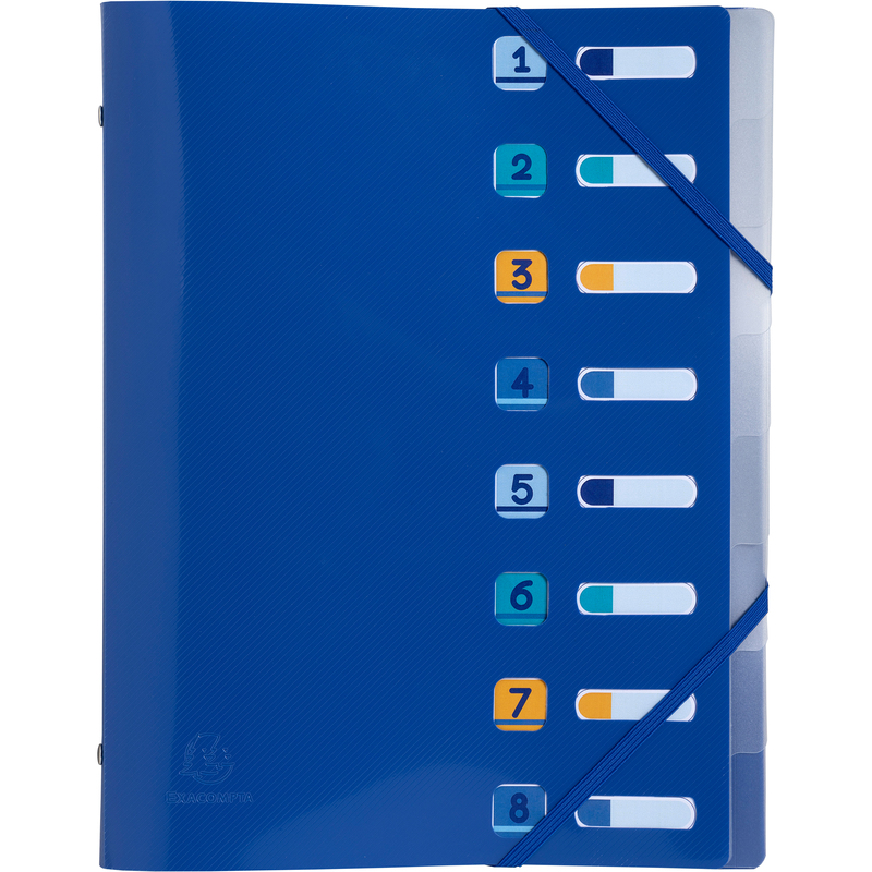 Exacompta Organisationsmappe Bee Blue, A4, marineblau