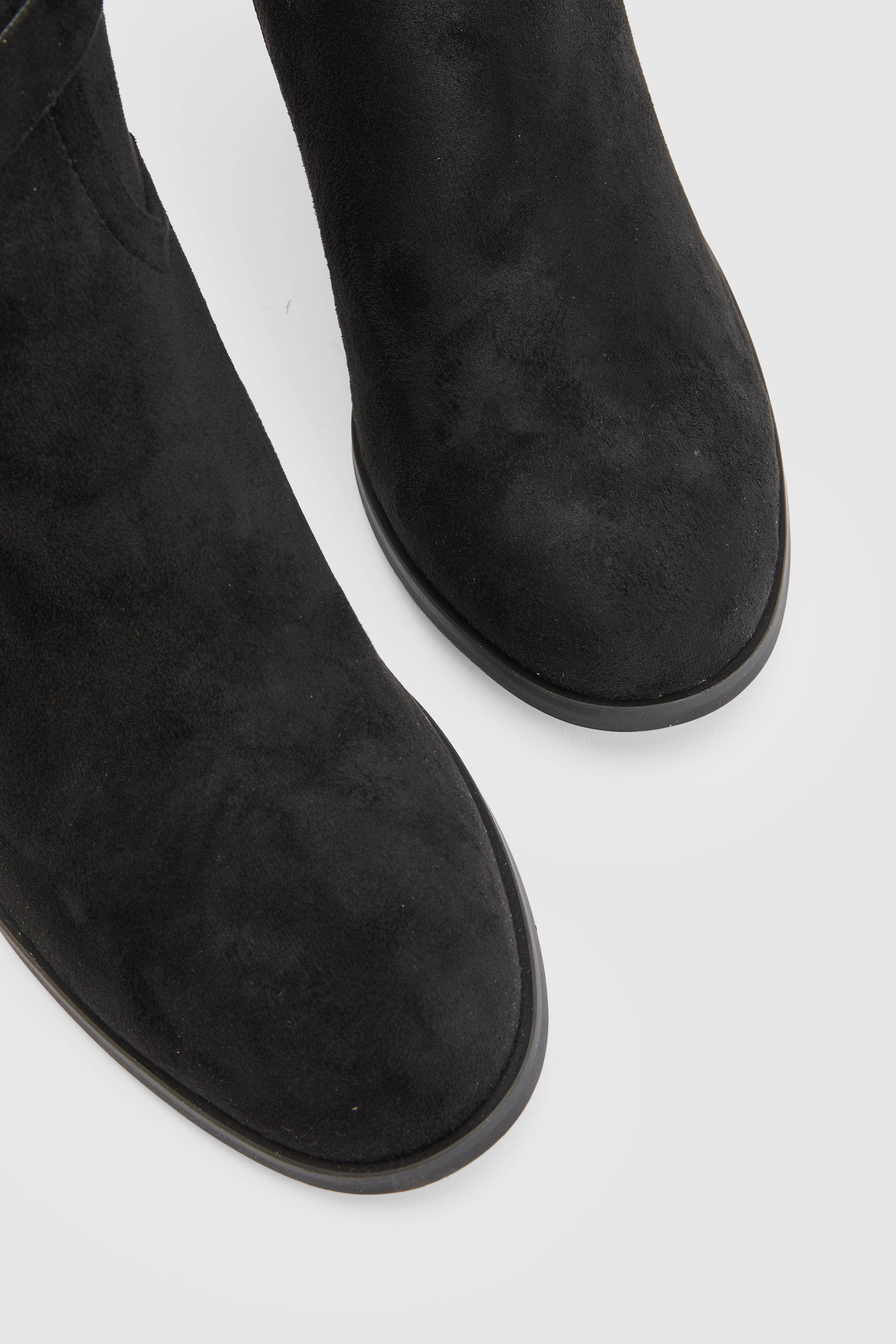 Wallis Bottes Hautes Katri À Talon Bloc En Synthétique