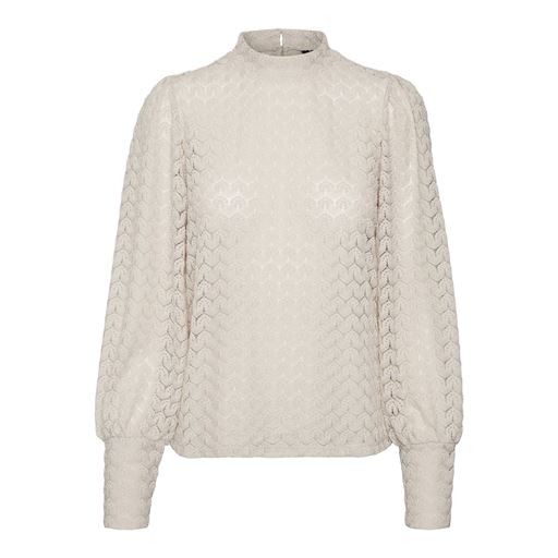 Vero Moda Becca Bluse, Pumice Stone, L