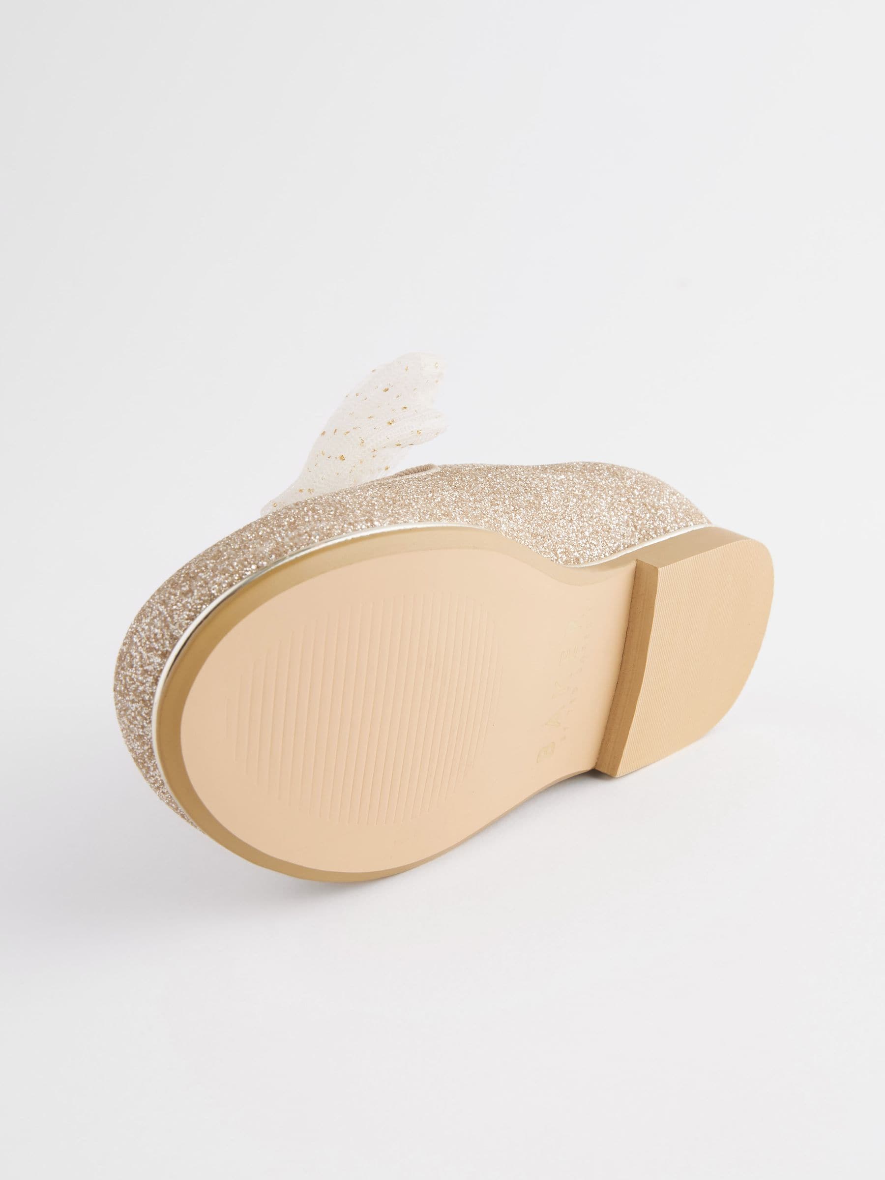 Goud - Baker By Ted Baker Mary Jane gelegenheidsschoenen met strik voor meisjes