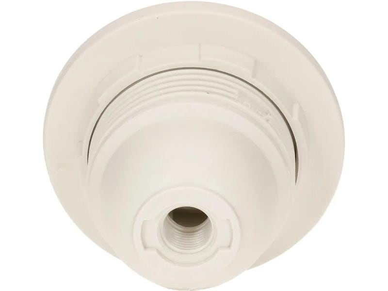 Max Hauri Lampenfassung E27 Randmantel M10 x 1, Zubehör Rin Weisse Lampenfassung für E27 Leuchtmittel