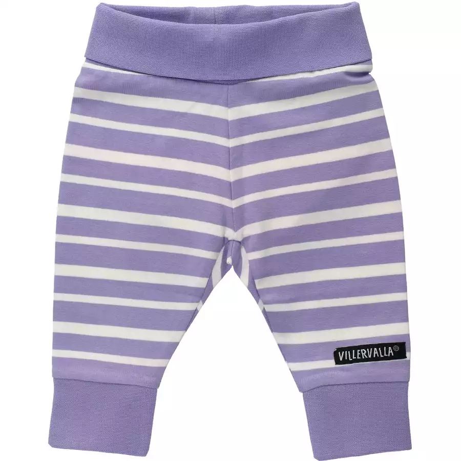Villervalla Hose Stripes lavendel