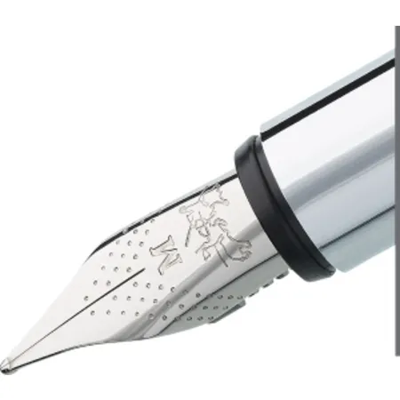 Faber-Castell Edelstahl Füller Neo Slim M, silber matt