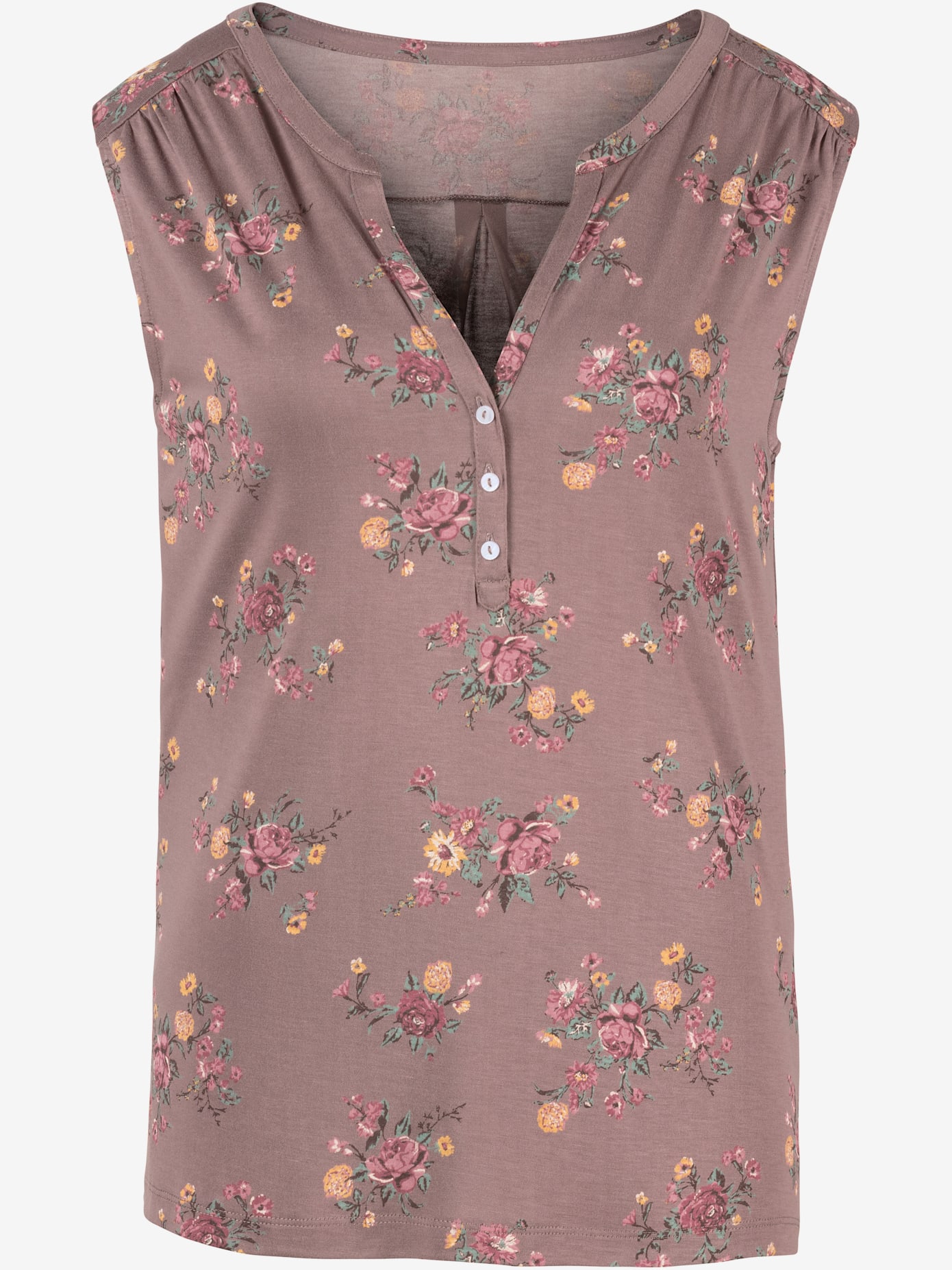 Débardeur lot de 2 : imprimé floral et uni