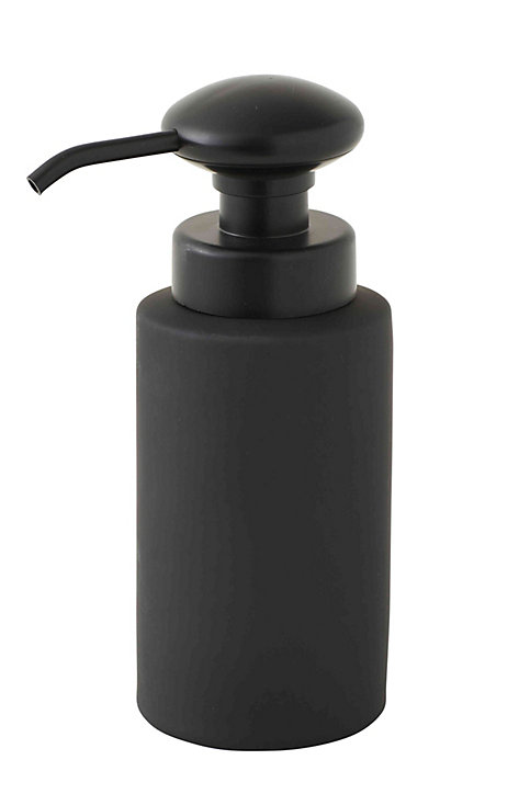 Distributeur de savon noir en céramique soft touch City