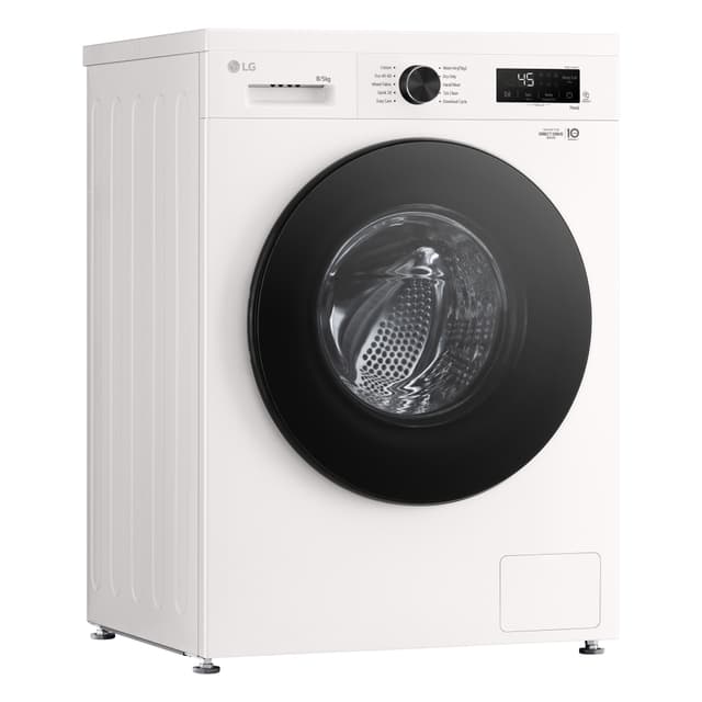 LG Kombineret vaskemaskine/tørretumbler W4X1085NWB