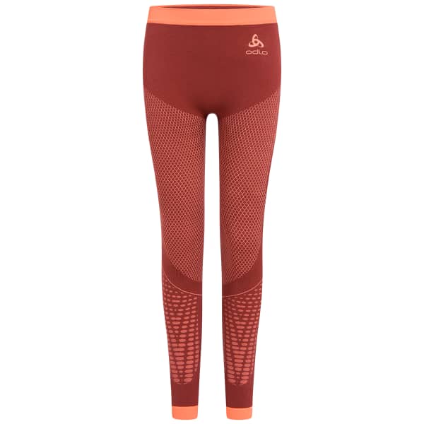 Collant thermique ODLO PERFORMANCE WARM KIDS SUW BOTTOM PANT SPICED SPICED APPLE/LIVE WIRE