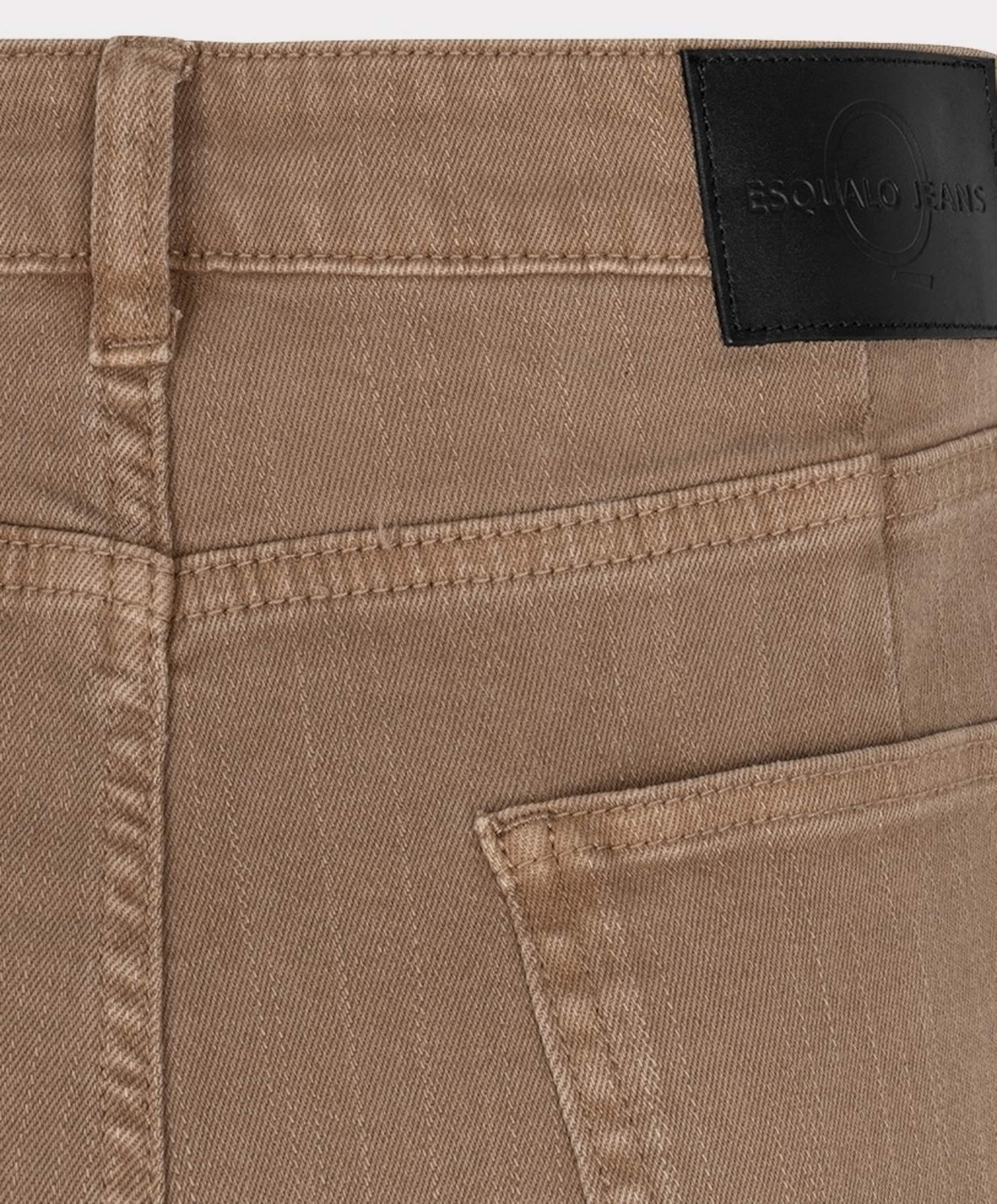 EsQualo Barrel denim dames jeans bordeaux