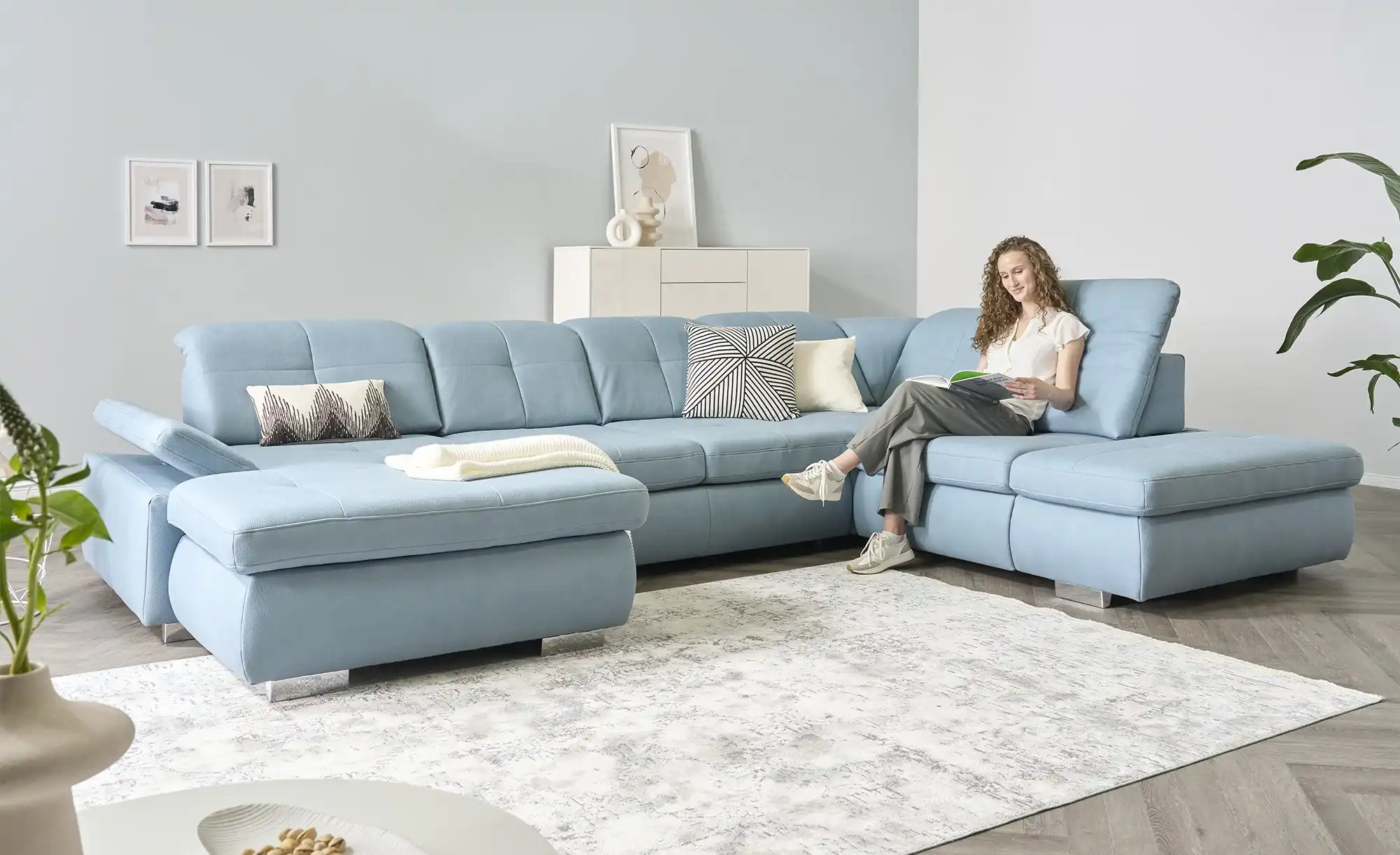 Lounge Collection Wohnlandschaft aus Mikrofaser Affair