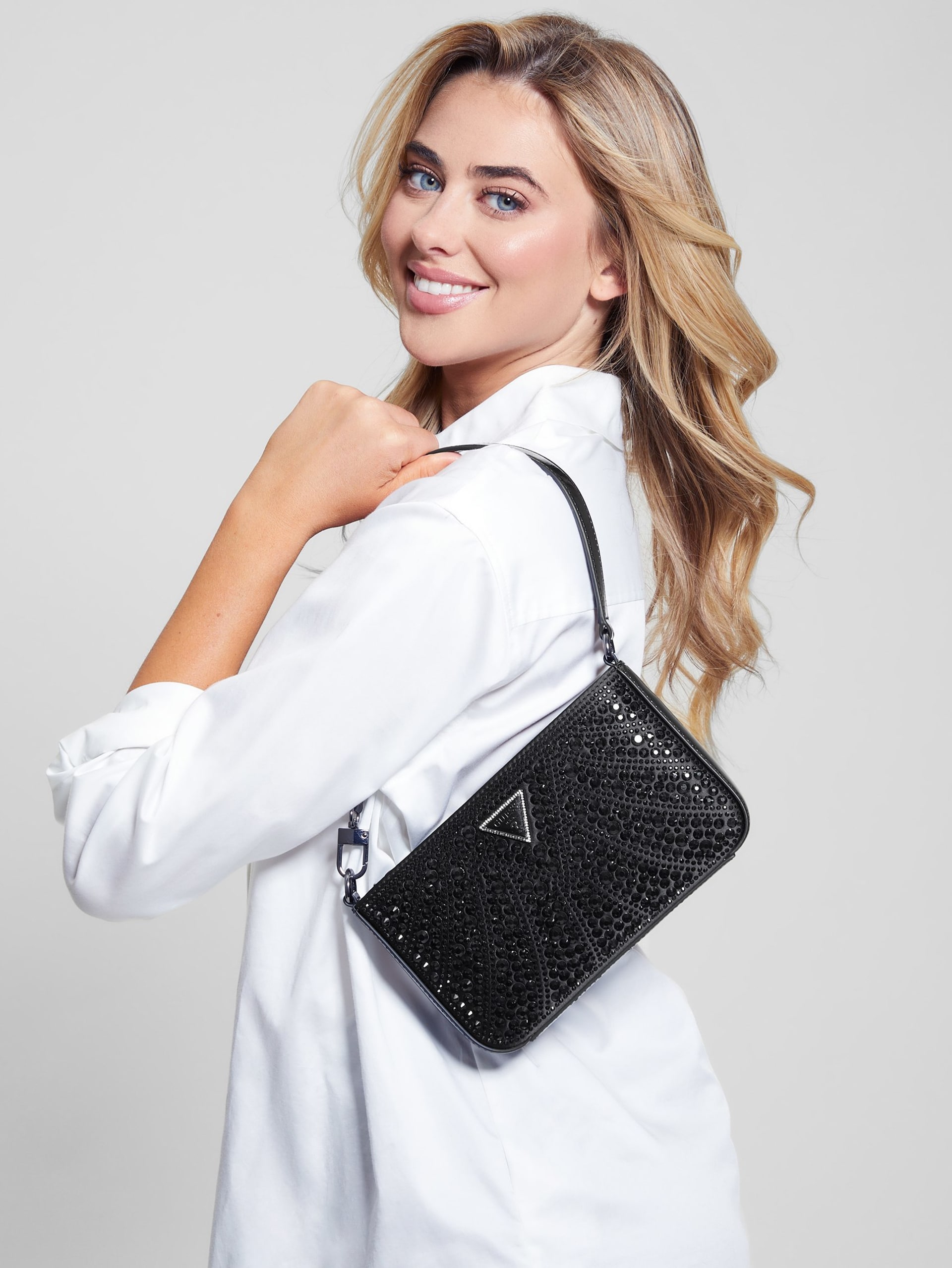 Bolsa de ombro mini com zíper superior Beauvoir