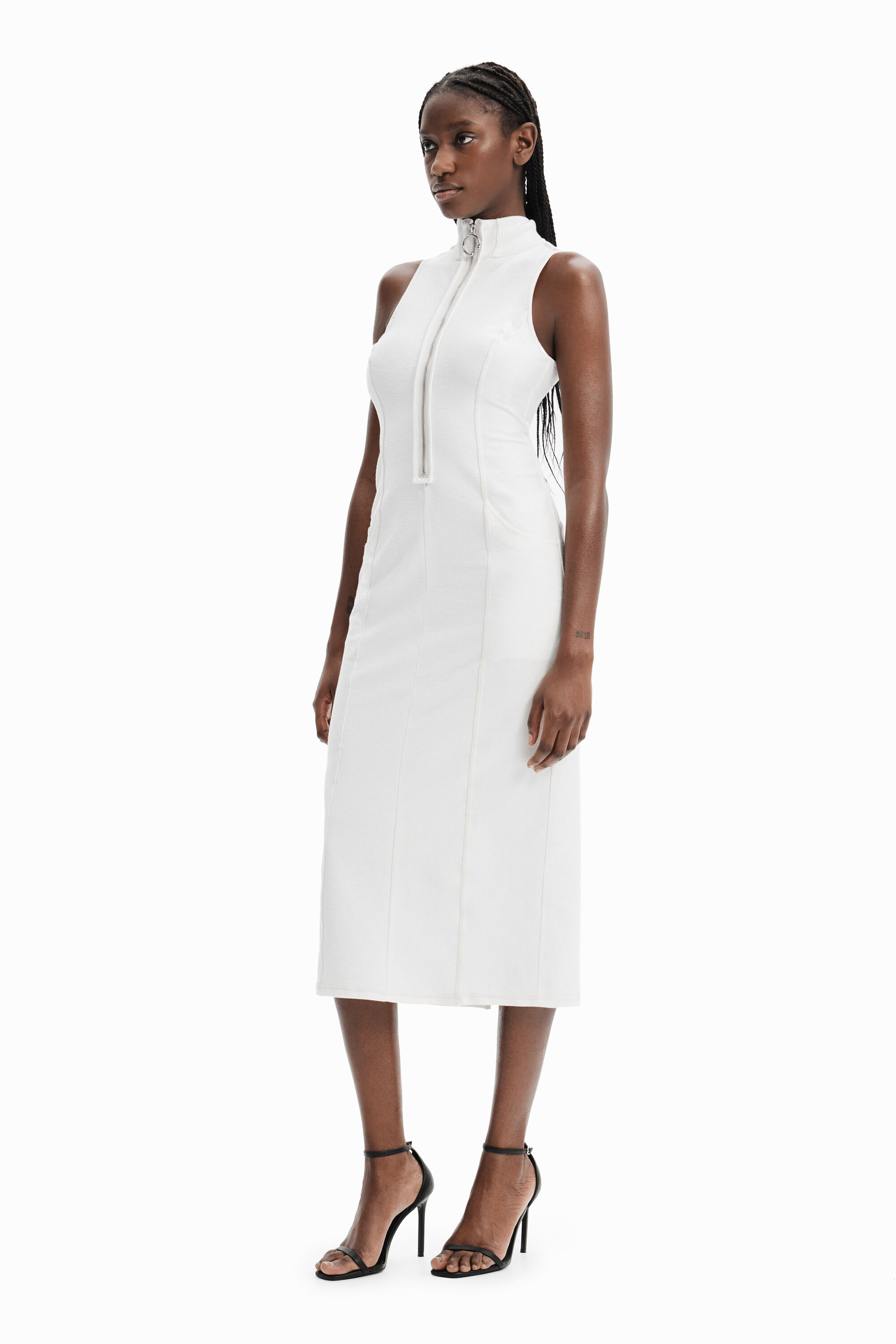 Robe midi zippée Nathy Peluso