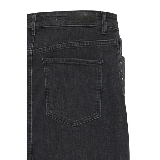 Ichi Denimnederdel, Washed Black, 42