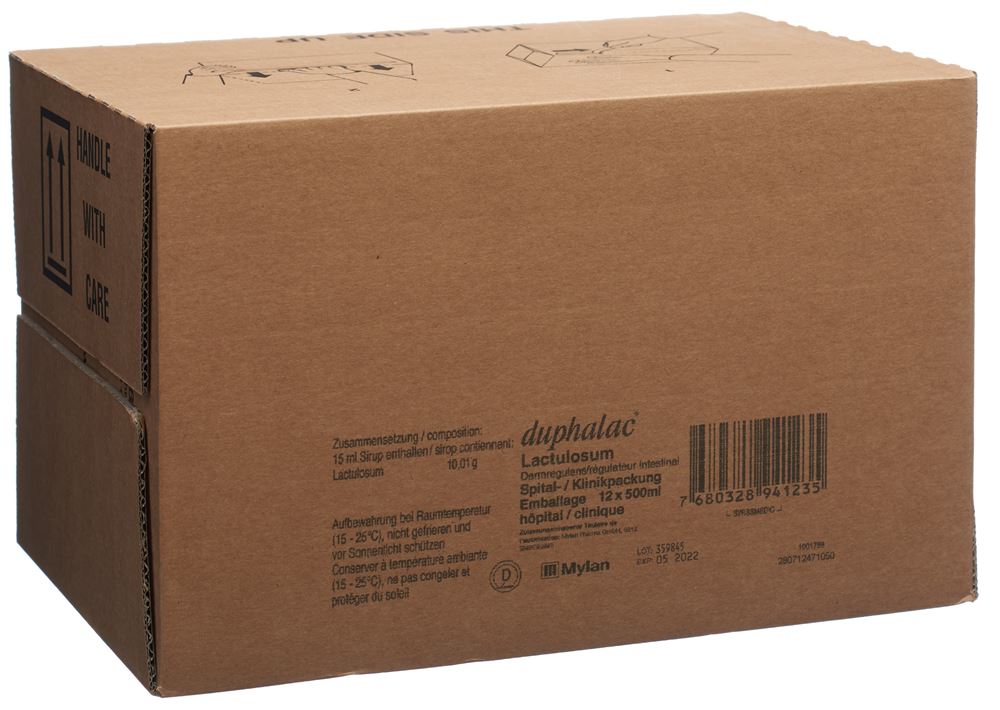 DUPHALAC Sirup Fl 500 ml<br>12 × 500 ml, Flasche, Sirup