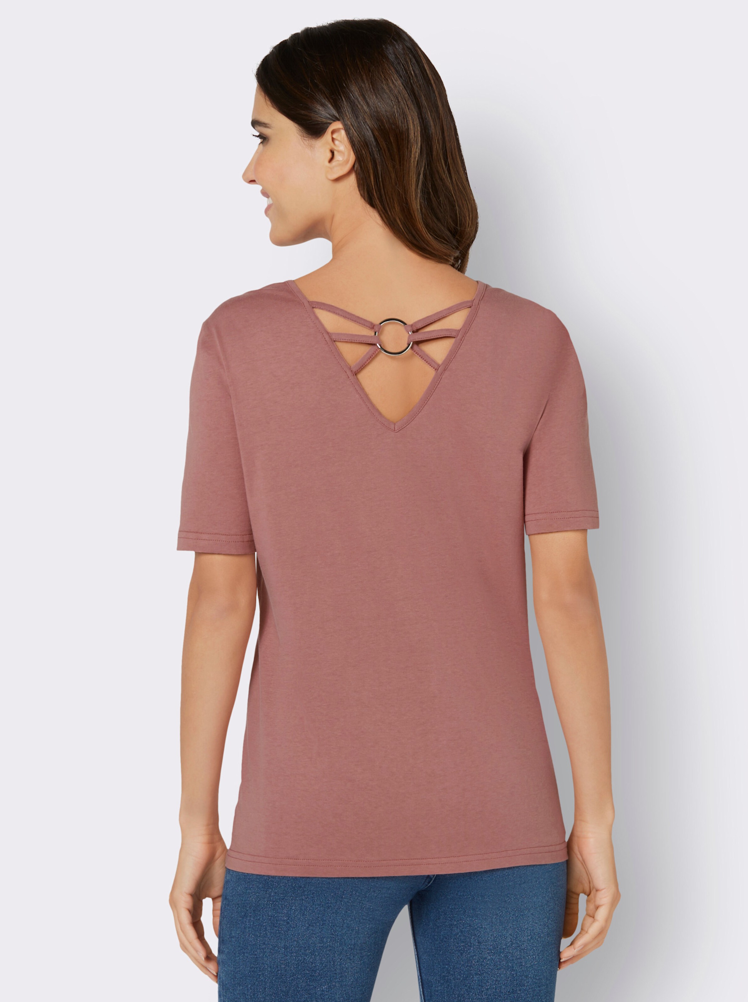Rundhals-Shirt