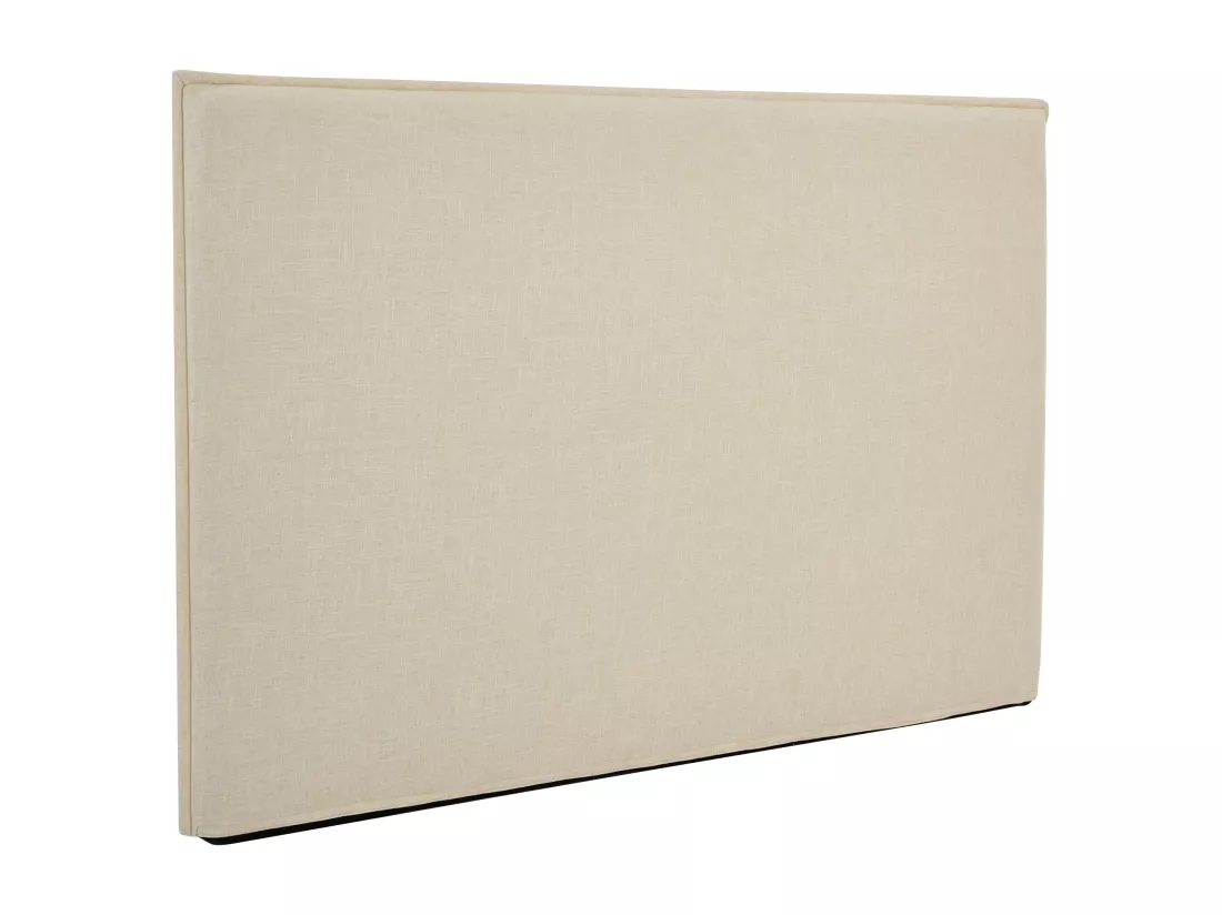 Tête de lit déhoussable 170 cm - Coton et lin - Beige - TAHIME