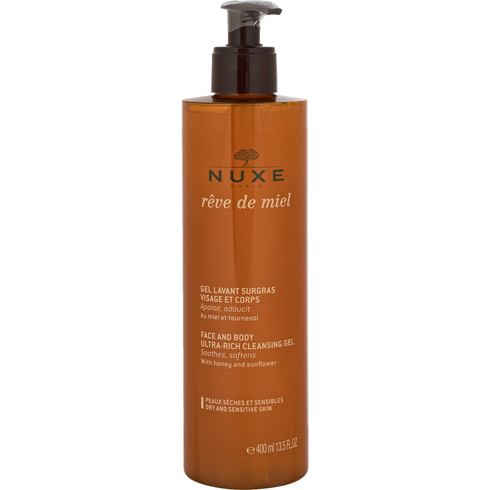 Nuxe Rêve de Miel Reinigungsgel Gesichts und Körper 400 ml