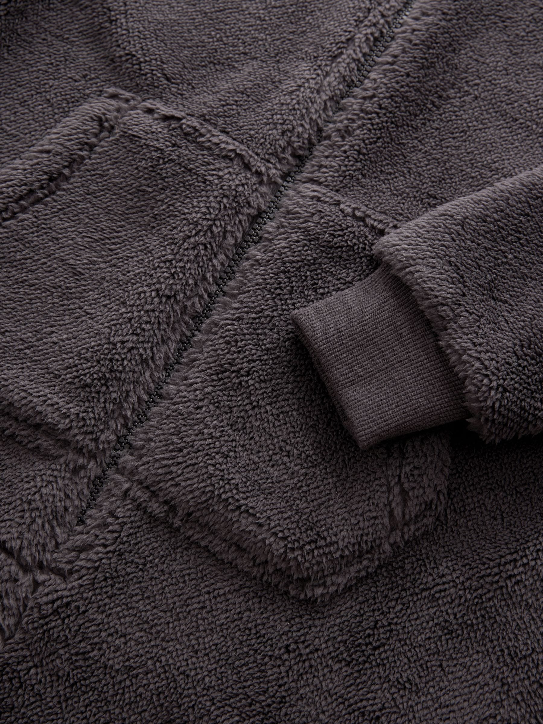 Grijs - Fleece onesie (3-16 jr)