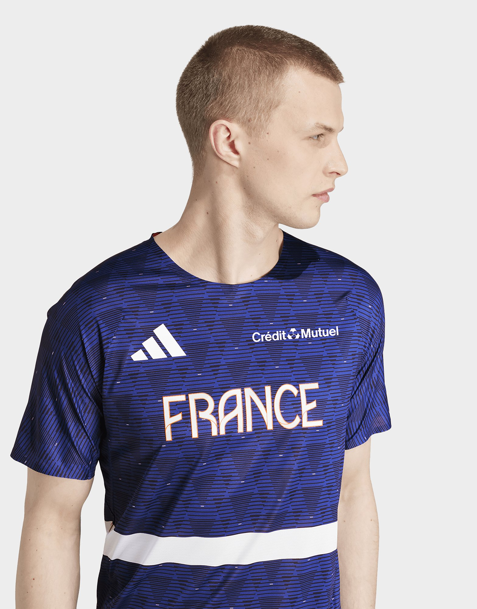 adidas T-shirt équipe de France athlétisme Hommes