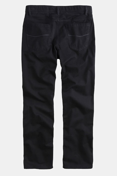 Twillhose, Superblack-Färbung, Komfortbund, Regular Fit