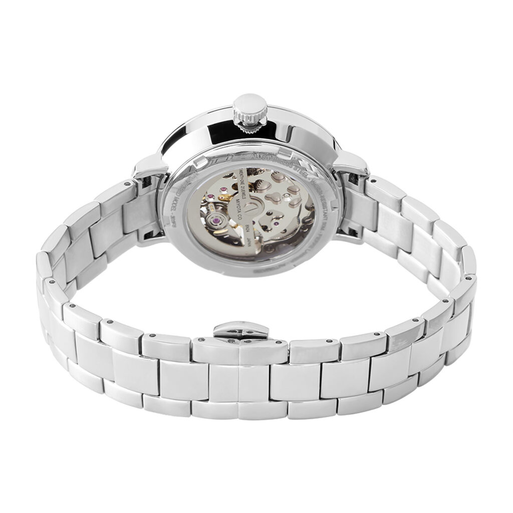 Montre Lannier Pierre Automatic Acier Argenté