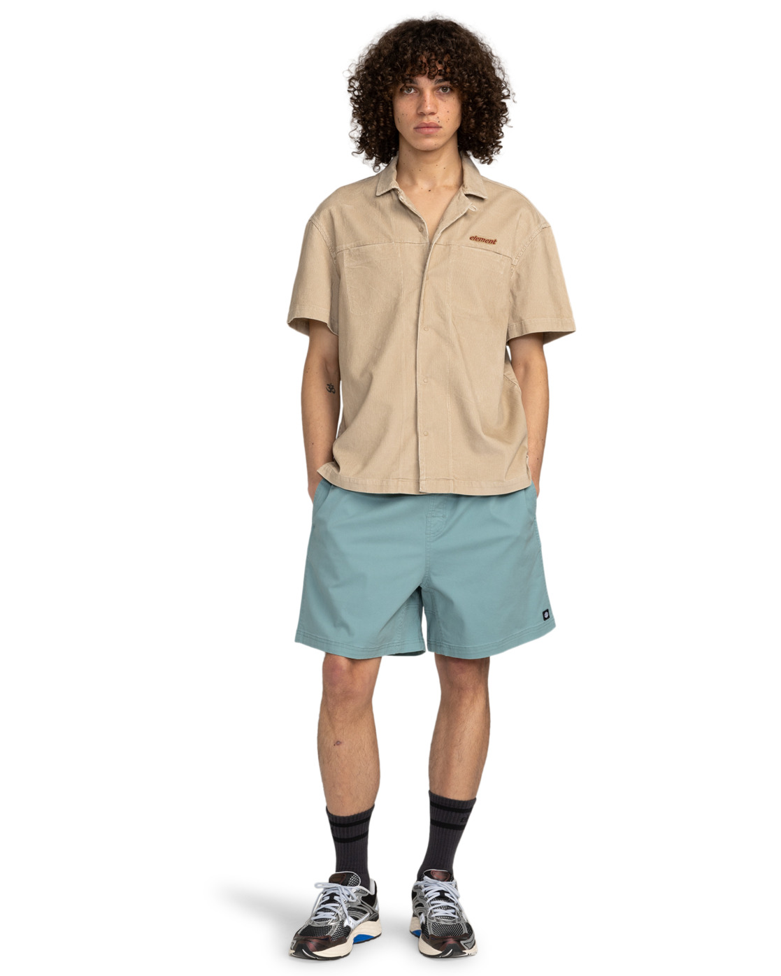 Element Coffee Break Shirt SS Khaki