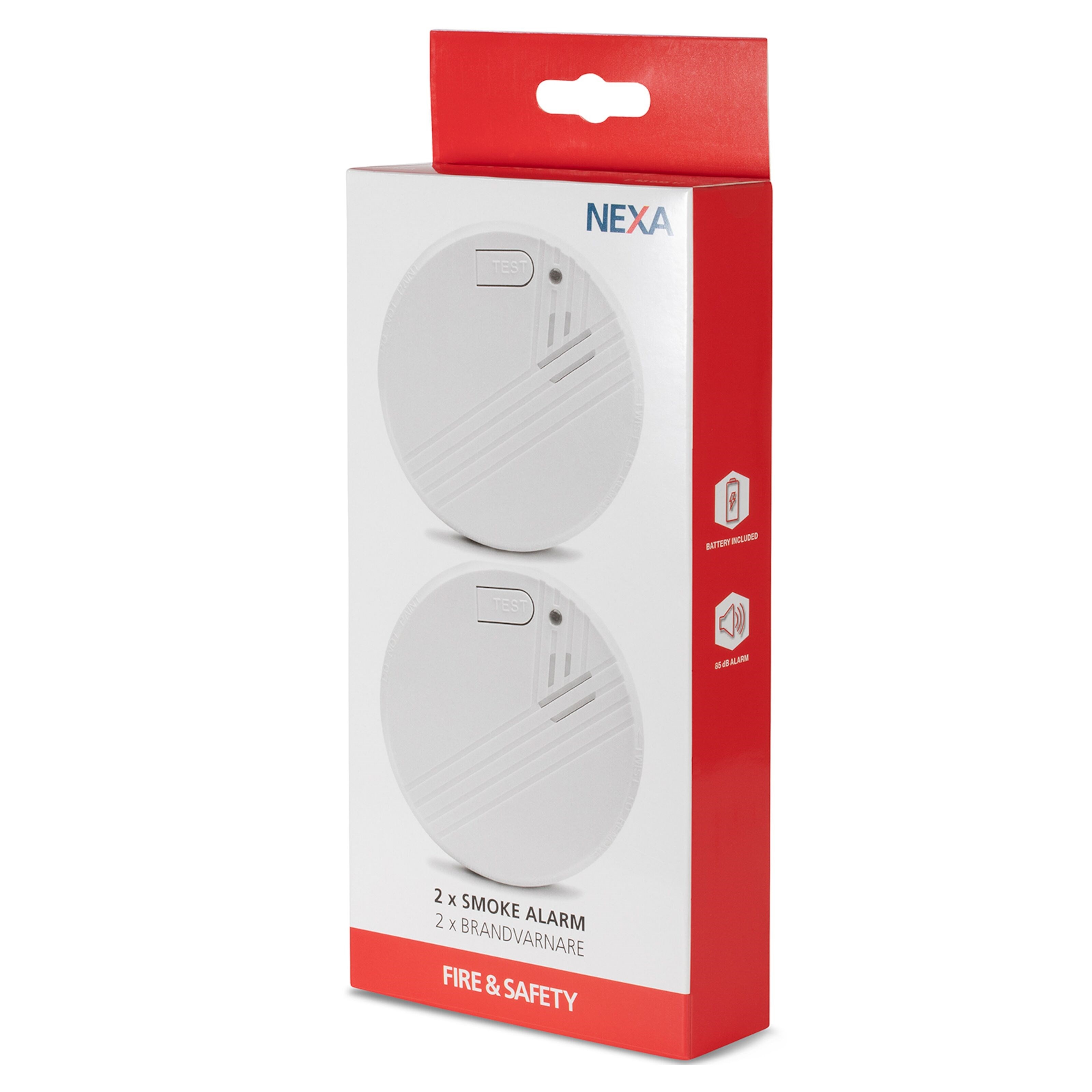 Nexa Optisk røykvarsler, 2-pk.