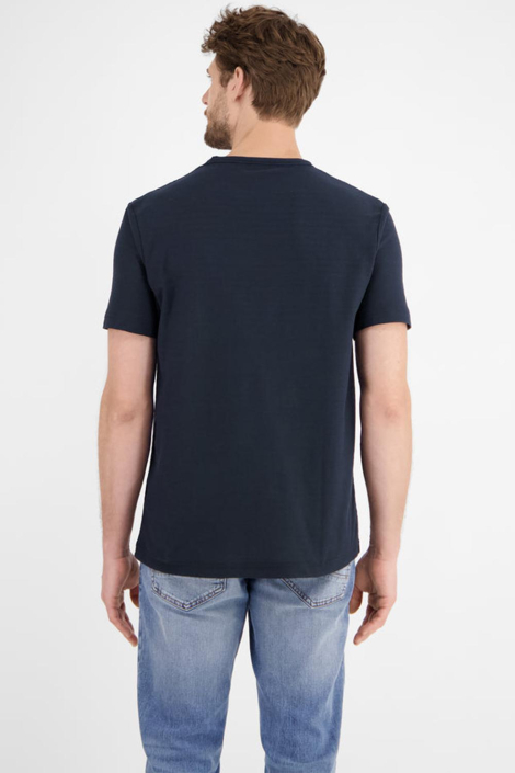 Lerros blauwe heren t-shirt