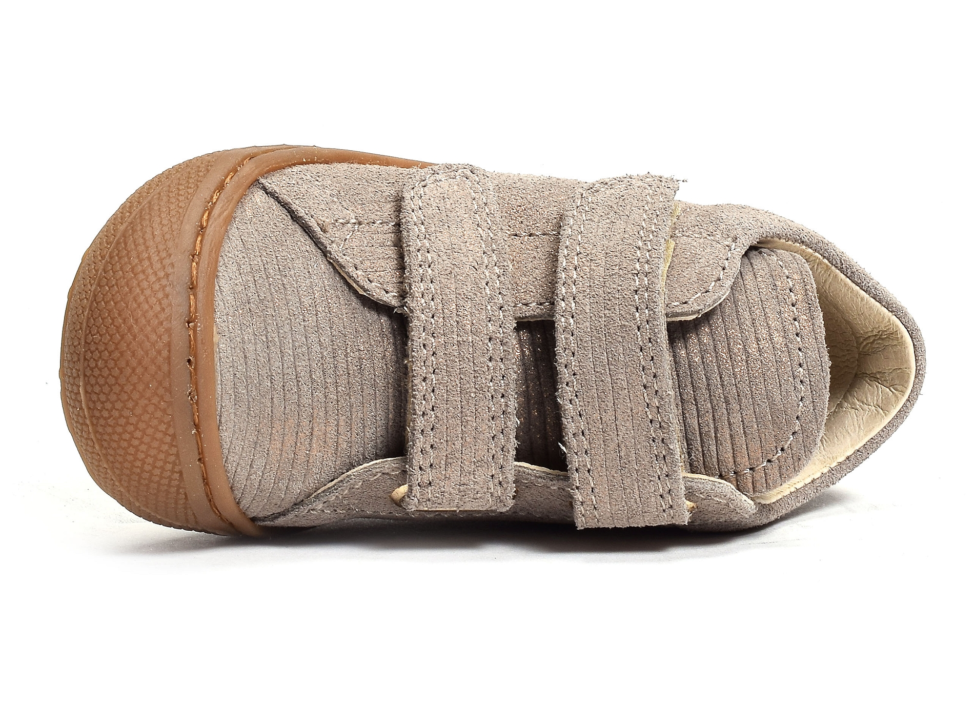 Cocoon girl velcro fantaisie taupe
