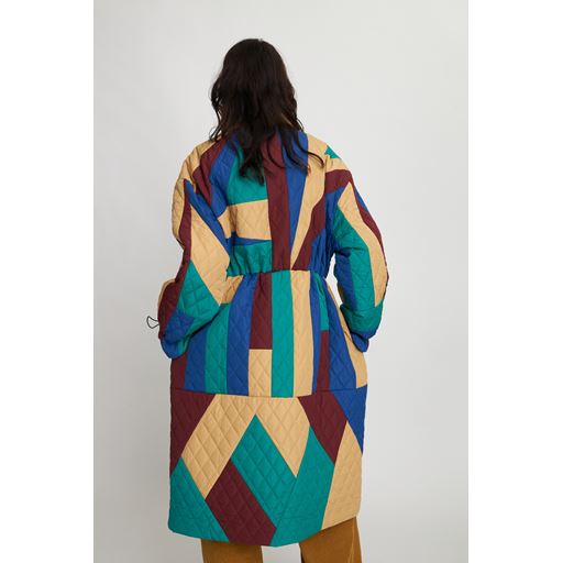 Stella Nova Patchwork Frakke, Multicolour, S/M