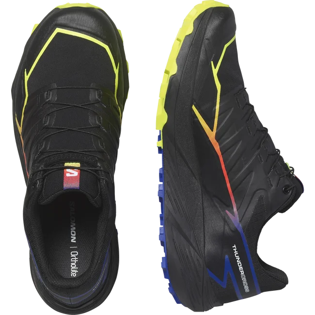 THUNDERCROSS GORE-TEX BLUE FIRE  Trailrunning-Schuhe Unisex Black/SurfTheWeb/SafetyYellow