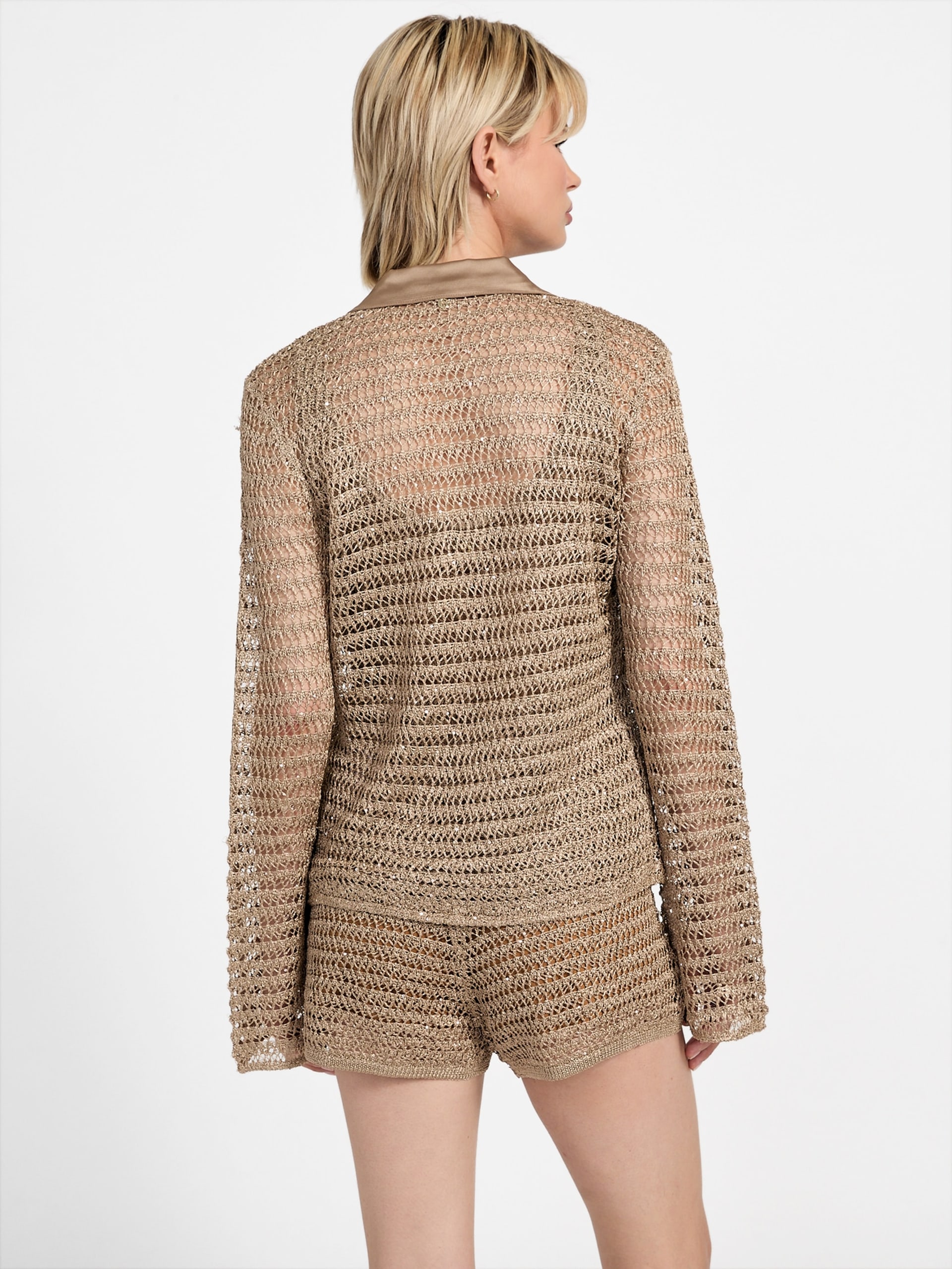 Blusa Bella com costura aberta
