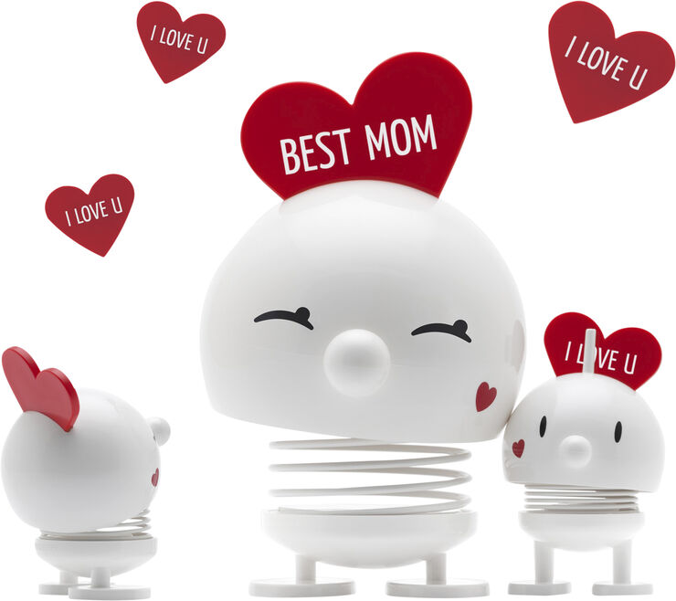 Hoptimist Hoptimist Baby Bimble LOVE - White Hvid