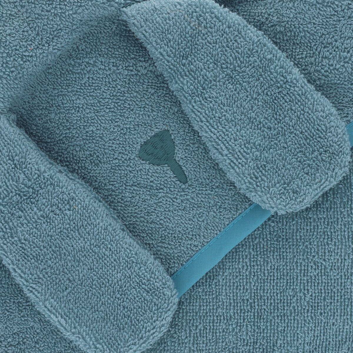 Cape de bain lapin bleu