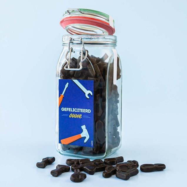 Snoeppot Gereedschapsdrop | 0,9 kg