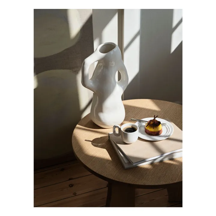 Broste Copenhagen Assiette en grès Stevns | Blanc