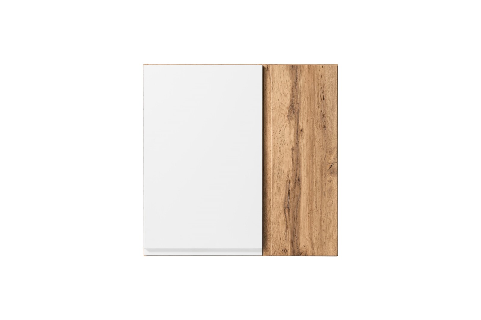 Hängeschrank - Wotaneiche - weiß matt - 65 cm