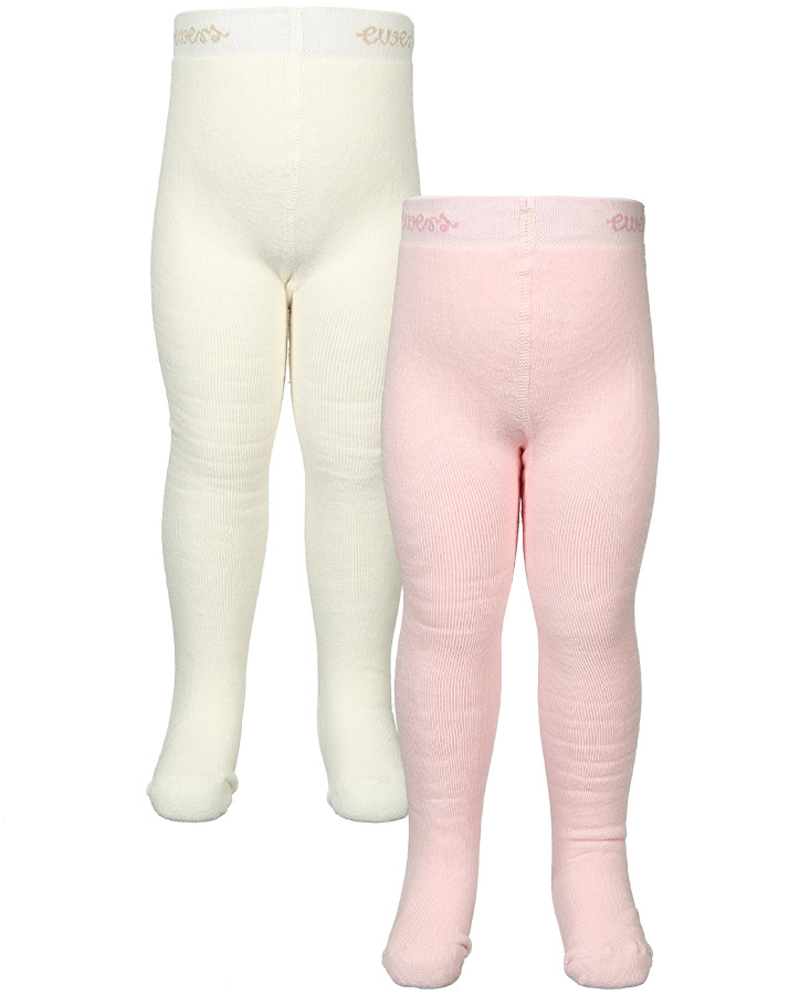 Thermo-Strumpfhose SUPER WARM 2er-Pack in rosa/creme