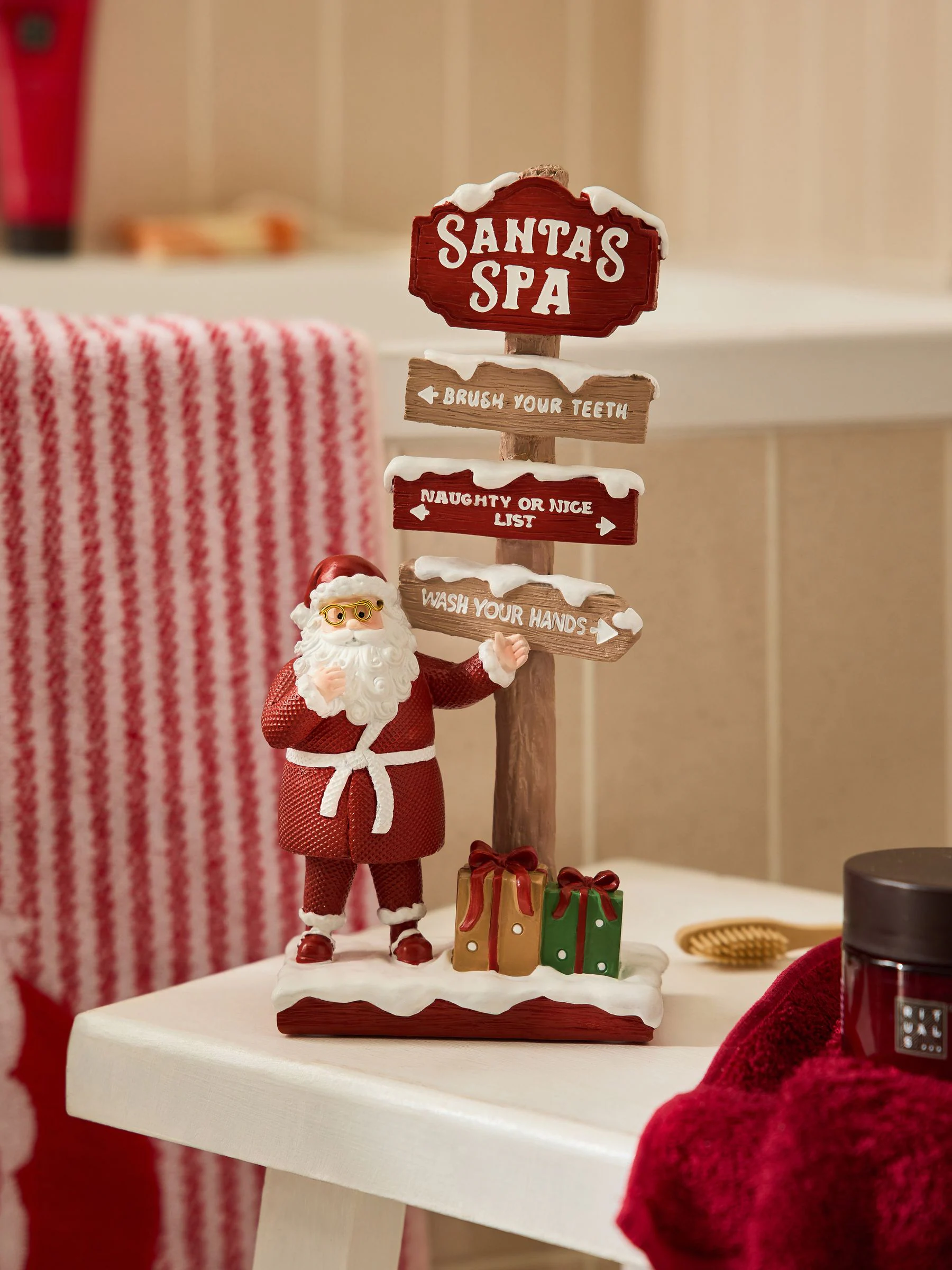 Santa Spa Kerstmis Ornament