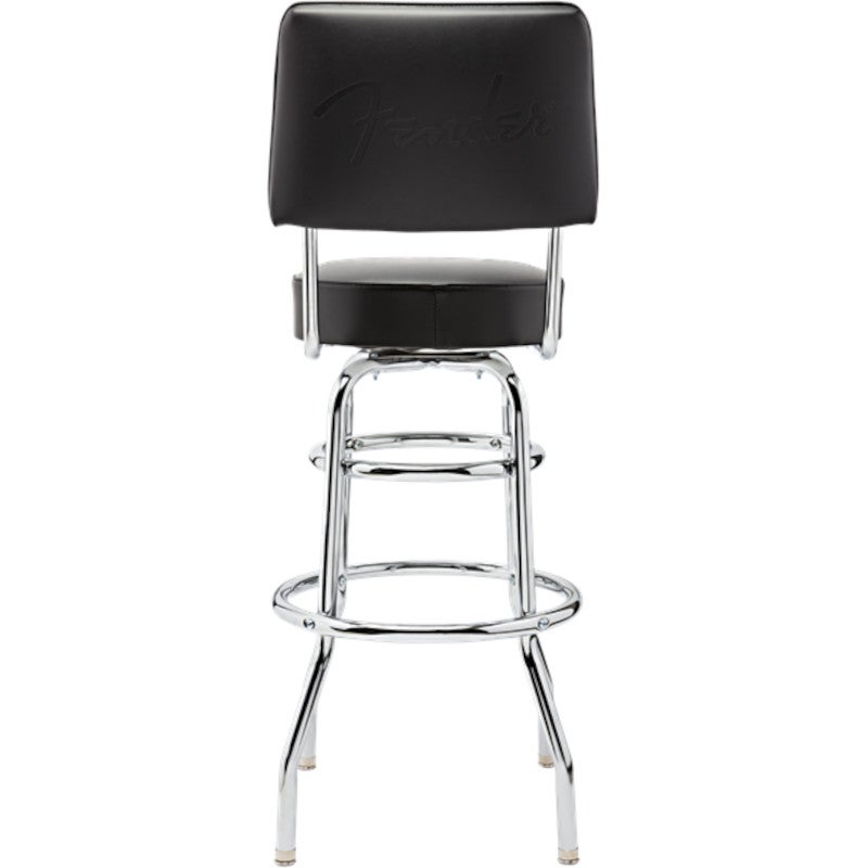 Fender Blackout Backrest Barstool 30 inch (76 cm) barkruk met rugleuning