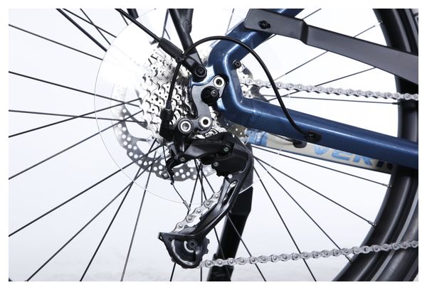 VTC Électrique O2 Feel Vern Urban Power 7.2 Shimano Alivio 9V 720 Wh 27.5'' Bleu Austral - Produit Reconditionné
