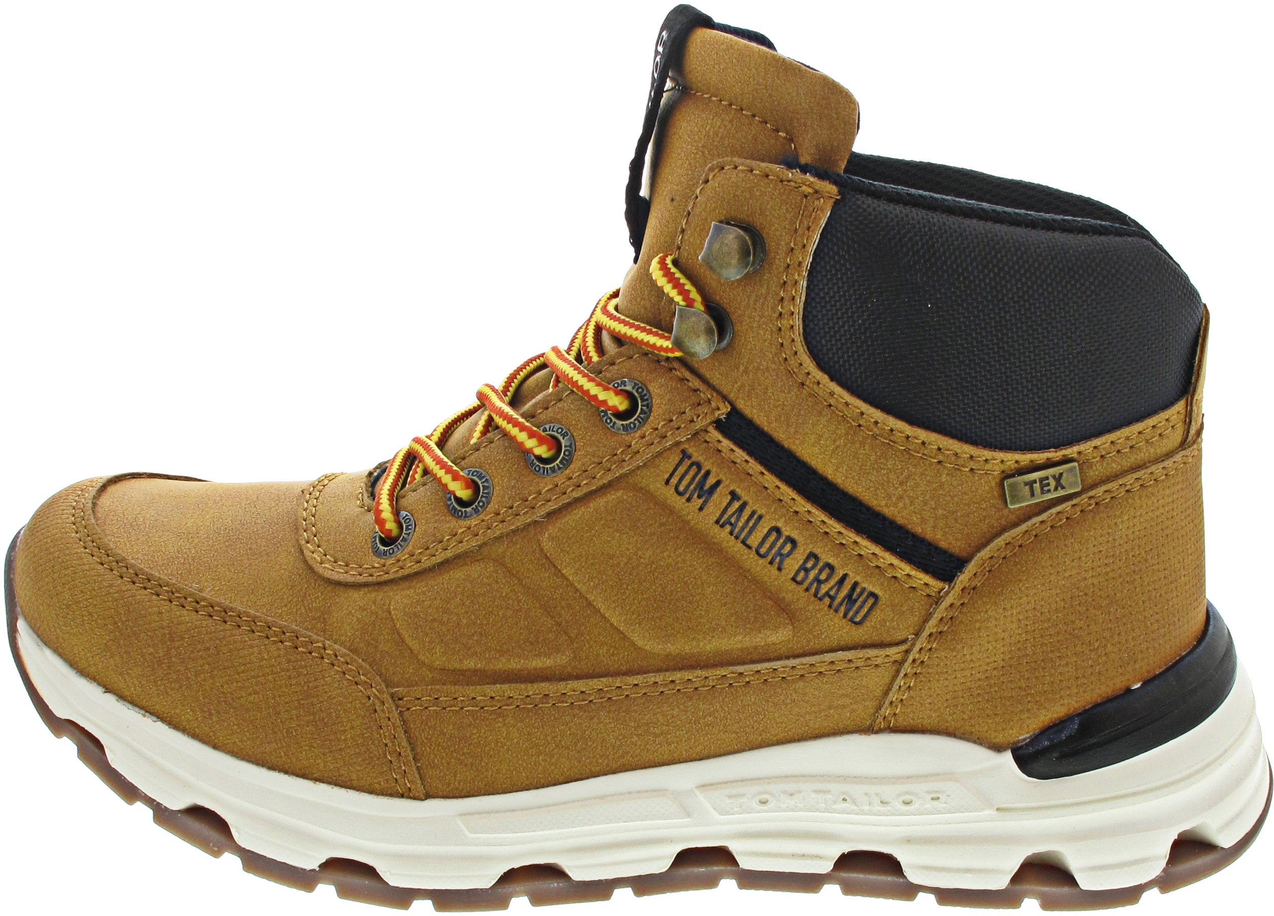 Tom Tailor Schnürstiefel TEX camel