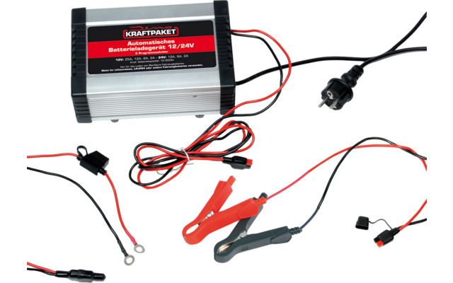 Dino KRAFTPAKET Batterieladegerät 12V/24V 25A